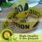 pe woven cloth logo print caution tape