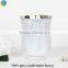 Mercury cylinder glass candle container
