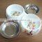 Stainless Steel Pet Bowl with double bowl