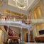 Luxury European Residential House Solid Wood Stairway Design for Classic Villa BF11-10313d
