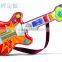 2015 new hot musical instrumental guitar toy cheap electronic guitar from icti manufacturer dongguan toys