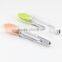 Fresh Silicone Stainless Steel Food Tongs Kitchen Tools, 7 Inch