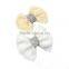 Hot sale removable decorative rhinestone buckle bow heel shoe clip for women