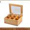 Natural Moistureproof Bamboo Tea Box for Sale