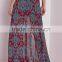 2016 young lady paisley print cheap long maxi skirts made in china