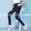 The new spring and summer 2017 black high waisted pencil casual pants sample custom
