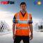 high visibility polyester work wear vest wholesale