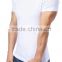 Cheap Wholesale White Plain Cotton Spandex Mens Short Sleeve T Shirts Slim Fit Blank Design Tee