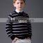 High qulity wool cashmere knitted children's sweater in stripe pattern