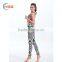 HSZ-017 Yoga Suits Top + Pants Sets Women's Yoga Fitness Wear Sexy Fancy Bra Panty Set Running Sports Mature Women Legging