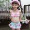 2015 girl kids swimwear, sexy bikini suit