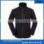 black windproof and waterproof softshell jacket without hood jacket