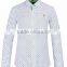 mens long sleeve slim fit shirt contrast collar and cuff