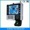 HF-Iclock2500 Fingerprint employees work time recorder machine, tim attendance with battey webserver