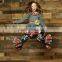 baby girls 4th of july style ruffle chevron stripes clothes outfits casual kids spring clothing sets