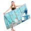 China supplier factory customized printed reactive full design colorful stock 76*152CM beach towel/bath blanket