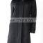 New Fur Collar Trendy Women's 100% Cashmere Outwear Long Coat