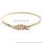 Fashion Golden Peacock Metal Crystal Decorative Waist Chian Belt