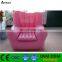 Inflatable sofa chair with ice bucket ice cooler at the bottom with high quality
