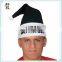 Christmas Party Adult Bah Humbug Black Santa Hats HPC-1039
