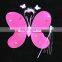 GIRLS BUTTERFLY FAIRY WINGS WITH DRESS UP SET FGWG-1080