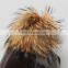 2017 hot sale Retro hair ball baseball cap Korean fashion warm fur cap