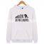 2017 BAIYIMO Custom Panda Printed 100% Cotton Plain White Hoodies