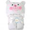 LOW MOQ Cheap Extra Soft 100 Cotton Animal Design Baby Hooded Towel