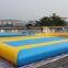 2016 Hot Sale Inflatable Blue and Yellow Water Pool Inflatable Swimming Pool for Sale