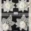 new arrival white 3d flower lace trim for dress and decoration
