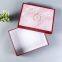 Luxury wedding pink packaging boxes with lid