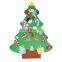 Xmas Decoration Gifts DIY Felt Christmas Wall Tree With Ornament