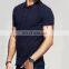 100% Cotton Pique Polo Shirt Custom Fitness Breathable Short Sleeve
