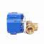 CWX - 15N/Q  motorized control Brass Plastic 2 way  valve for Automatic Control System