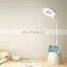 Flexible Study Table Lamp Mobile Pen Holder 3 Color Temperature USB Charging LED