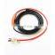 Heating cable with temperature sensor is composed of heating cable a temperature switch a power cord and a power plug