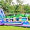 Commercial Grade Tropical Paradise Inflatable Purple Marble Water Slip Slides With Pool