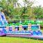 Commercial Grade Tropical Paradise Inflatable Purple Marble Water Slip Slides With Pool