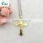 Stainless steel Jesus cross chain