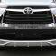 ABS material front/rear bumper guard for Toyota Highlander 2015+