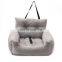 Pet Car Seat Winter Warm Dog's Nest Pet Car Booster Seat Safety Booster Portable Go Out Dual Purpose Dog's Nest