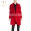 Korea winter red cashmere coat for ladies