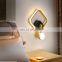 Luxury Hotel LED Indoor Wall Lamp Modern Bedside Aisle Decoration Creative Geometric Wall Lamp