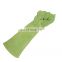 HANDLANDY Puncture Resistance Long cuff green sleeve Thorn proof glove for Rose Pruning Ladies Gardening Gloves