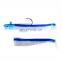 Artificial Big Paddle Tail T Shape Tail 9cm 5g 12g 25g Soft Bait Jig Head Hook Fishing Soft Lure