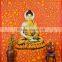 Indian Tapestry Cotton Orange Buddha Vintage Wall Hanging Meditation Spiritual Tapestries Throw Bedsheet