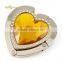 Hot Sale Heart Shape Folding Bag Purse Hook, Foldable Bag Holder For Tables With Big Crystal Wholesale