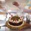 Cake Stand with Dome Serving Platter Tray Round Cake Stand bamboo