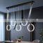 New Listed Indoor Decoration Dining Room Bedroom Hanging Iron Acrylic Modern Chandelier