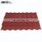High quality stone chip coated steel roof tile roofing accessories stone coated roofing tiles